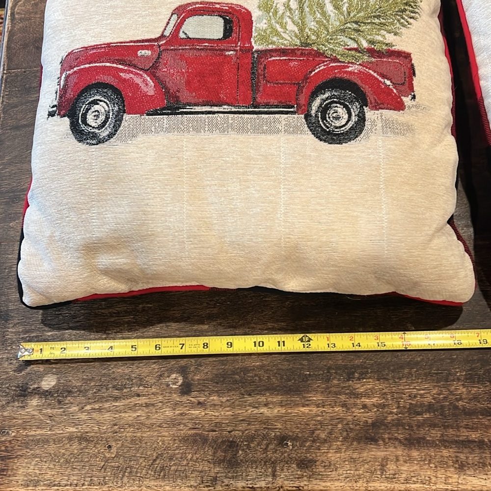 Brentwood Originals Tree Delivery holiday pillows - Picture 5 of 5